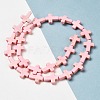 Synthetic Turquoise Dyed Beads Strands G-P507-06C-2