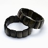 Natural Golden Sheen Obsidian Beads Stretch Bracelets BJEW-I265-D-1