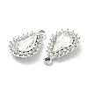 Alloy Glass Pendants ALRI-C007-08P-08-3