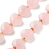 Natural Rose Quartz Beads Strands G-B044-B13-01-2