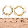 304 Stainless Steel Huggie Hoop Earring Findings STAS-D183-03G-G-2