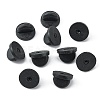 60Pcs Rubber Pin Backs FIND-YW0011-59-4