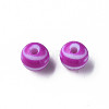 Opaque Striped Acrylic Beads MACR-S373-27D-02-2