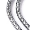 Electroplate Non-magnetic Synthetic Hematite Beads Strands X-G-J216E-08-3