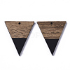 Resin & Walnut Wood Pendants RESI-T035-06C-2