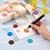 20Pcs 10 Colors Adhesive Wax Seal Stickers DIY-TA0003-48-5
