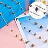Natural Tiger Eye Chips Beaded Chains CHC-SZ0001-62J-2