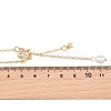 Brass Pave Clear AB Cubic Zirconia Bowknot Star Pendant Necklaces for Women KK-CBA6599-01G-3