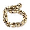 Electroplated Synthetic Magnetic Hematite Beads Strands G-Z032-B01-02H-2