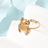 304 Stainless Steel Cuff Open Rings SA-CBA90C5-01B-G-3