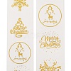 Christmas Theme Adhesive Roll Sticker Labels DIY-S001-07C-2