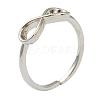 Brass Cuff Rings RJEW-L100-004P-2