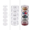 Plastic Bead Containers LS-C078Y-3