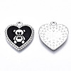 Eco-Friendly Alloy Enamel Pendants X-ENAM-Q437-042P-01-NR-2