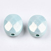 Spray Painted Acrylic Beads MACR-T037-08C-2