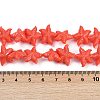 Synthetic Coral Dyed Carved Beads Strands CORA-K009-06B-01-2