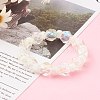 Faceted Transparent Acrylic Beaded Stretch Bracelets for Kids BJEW-JB06220-02-2
