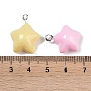 Opaque Resin Pendants RESI-H162-07P-02-3