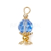 Imitation Austrian Crystal K9 Glass Pendants PALLOY-JF03567-3