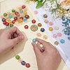 60Pcs Transparent Glass Beads GLAA-SC0003-06-3