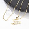 Brass Cable Chain Necklaces X-NJEW-K123-05G-4