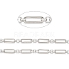 Tarnish Resistant Handmade 304 Stainless Steel Link Chains CHS-M004-02P-2