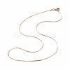 304 Stainless Steel Chain Necklaces MAK-L015-19G-3