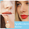 30Pcs 304 Stainless Steel Clip on Nose Ring Findings STAS-BBC0003-95G-5