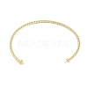 Brass Textured Open Cuff Bangle Making KK-U020-21B-G-2