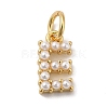 Rack Plating Brass with ABS Plastic Imitation Pearl Charms KK-B092-30E-G-1