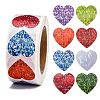 Heart Shaped Stickers Roll DIY-K027-A16-1