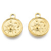 Ion Plating(IP) 201 Stainless Steel Pendants X-STAS-N098-182LG-3