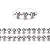 Tarnish Resistant 304 Stainless Steel Ball Chains CHS-E021-13C-P-1
