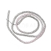 Transparent Gradient Color Glass Beads Strands GLAA-H021-01A-12-4