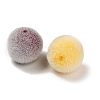 Flocky Opaque Acrylic Beads OACR-I026-01D-2