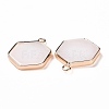 Natural White Jade Pendants G-G990-06KCG-3