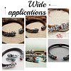 20Pcs 2 Colors Zinc Alloy Bangle End Caps FIND-AR0002-38-5