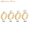 Brass Cup Peg Open Cuff Ring Settings LS-KK-G518-02G-03-4
