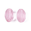 Handmade Ribbed Lampwork Beads X-LAMP-N042-01-2