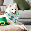 4Pcs 4 Styles Triangle Polyester Pet Handkerchi AJEW-CP0006-08B-04-4