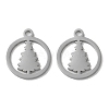 Non-Tarnish 304 Stainless Steel Charms STAS-F300-02P-1