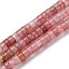 Natural Strawberry Quartz Beads Strands G-Z006-C50-2