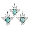 Natural Amazonite Pendants G-A315-03F-P-1