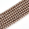 Baking Paint Pearlized Glass Pearl Bead Strands HY-N002-2mm-A06-2