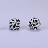 Colorful Pattern Printed Silicone Focal Beads LS-SI-JX0022A-03-1