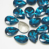 Pointed Back Glass Rhinestone Cabochons RGLA-T081-7x10mm-14-1