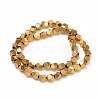 Electroplate Non-magnetic Synthetic Hematite Beads Strands G-I260-06B-2