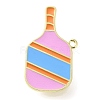 Sports Theme Pickleball Paddle Charms Enamel Pins JEWB-B030-01A-1