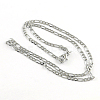 304 Stainless Steel Figaro Chain Necklaces NJEW-Q285-12-1