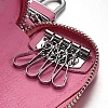 Shining Rectangle PU Leather Key Cases AJEW-M016-02-4